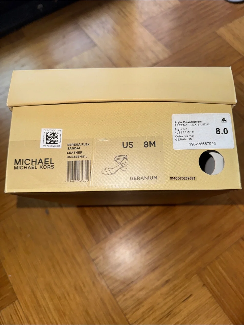 💜OFFERS💜 - Michael Kors Serena Flex Leather Heel Sandals